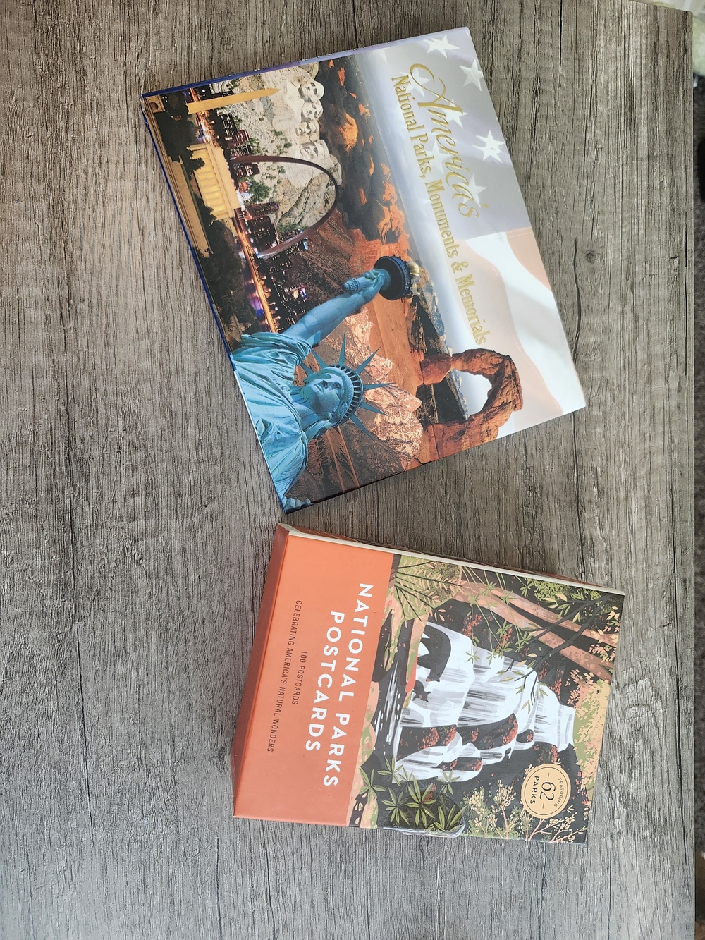 National Parks Postcards Box And Coffee Table Book